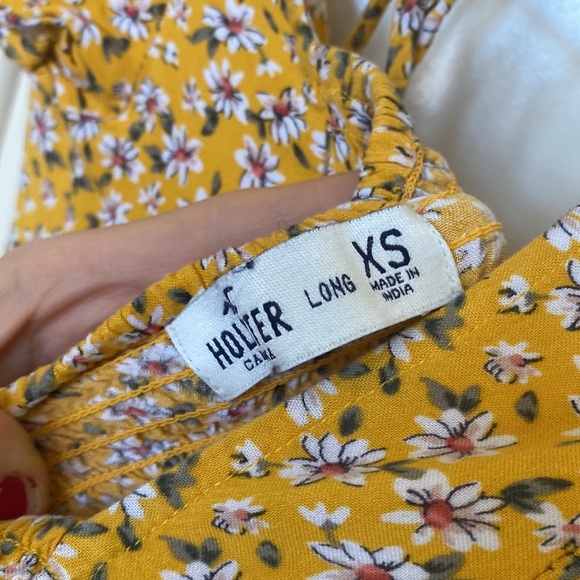 Hollister XS Dress Little Flowers Yellow - Picture 4 of 6